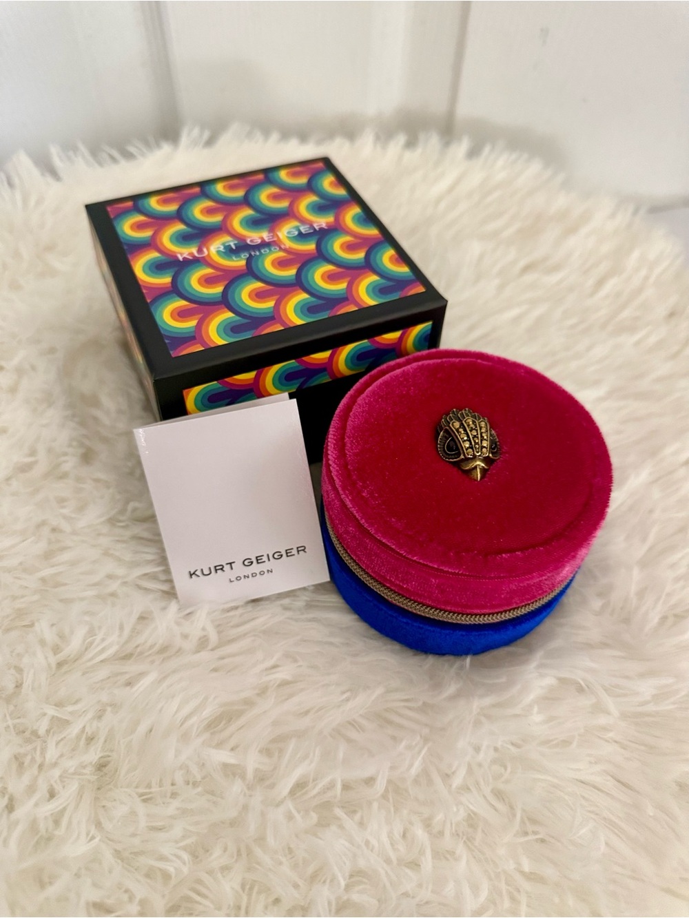 NWT - Kurt Geiger Small Round Jewelry Box - Picture 5 of 5